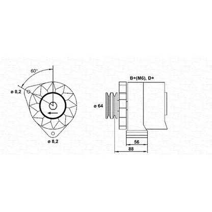 Photo Alternator MAGNETI MARELLI 943356723010