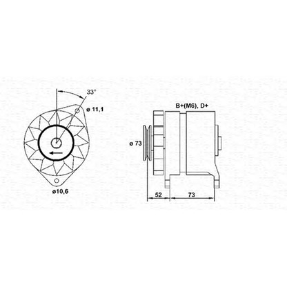 Zdjęcie Alternator MAGNETI MARELLI 943356851010