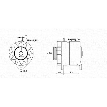 Foto Alternatore MAGNETI MARELLI 943356903010