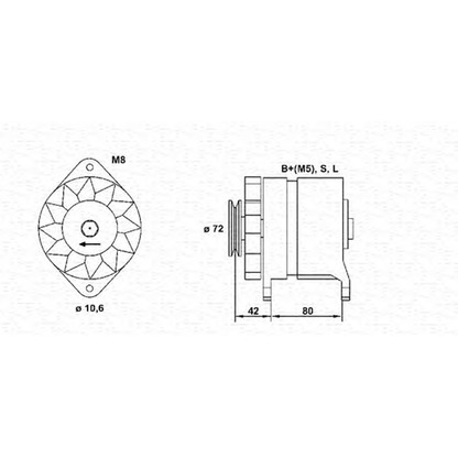 Photo Alternator MAGNETI MARELLI 943356937010