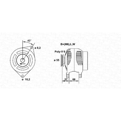 Photo Alternator MAGNETI MARELLI 943356961010