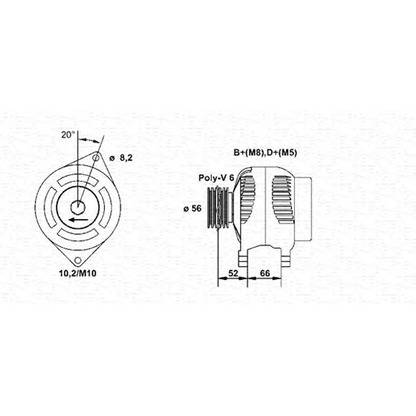 Foto Alternatore MAGNETI MARELLI 943356964010