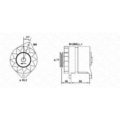 Photo Alternator MAGNETI MARELLI 943356971010