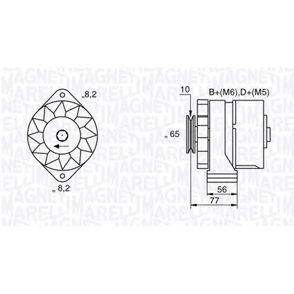 Foto Alternador MAGNETI MARELLI 063534881590