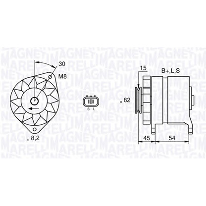 Foto Alternador MAGNETI MARELLI 063532605010