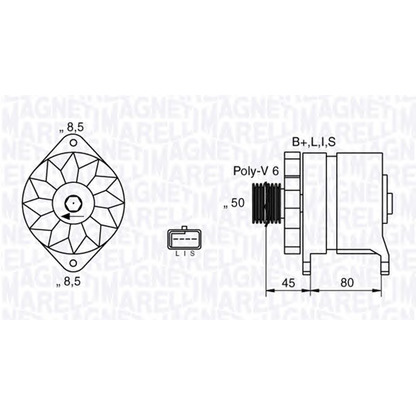 Photo Alternateur MAGNETI MARELLI 063532633010