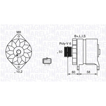 Foto Alternatore MAGNETI MARELLI 063532637010