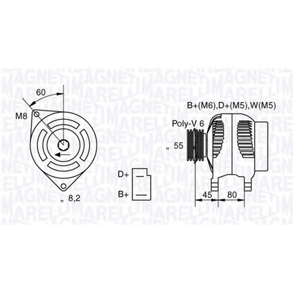 Photo Alternateur MAGNETI MARELLI 063321042010