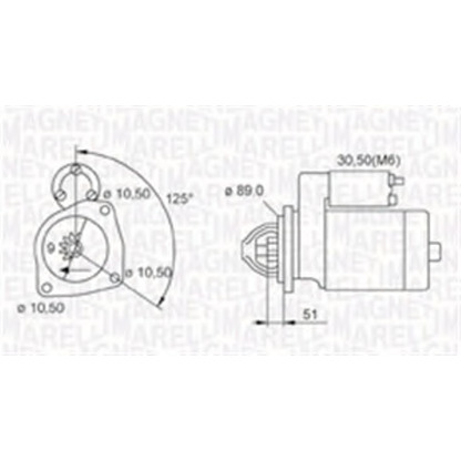 Zdjęcie Rozrusznik MAGNETI MARELLI 063720008010