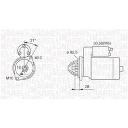 Zdjęcie Rozrusznik MAGNETI MARELLI 063720017010