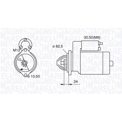 Foto Motor de arranque MAGNETI MARELLI 063521090680