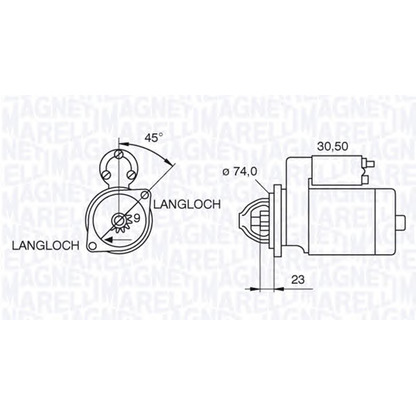 Foto Motorino d'avviamento MAGNETI MARELLI 063521070780