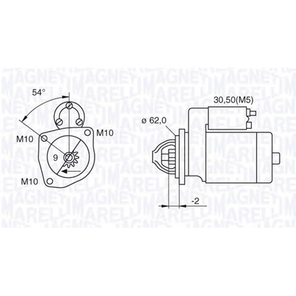 Photo Starter MAGNETI MARELLI 063521081760