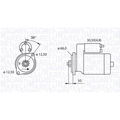 Фото Стартер MAGNETI MARELLI 063521240260