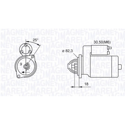 Photo Starter MAGNETI MARELLI 063522612010