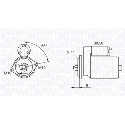 Фото Стартер MAGNETI MARELLI 063522613010