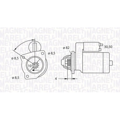 Photo Starter MAGNETI MARELLI 063523625010