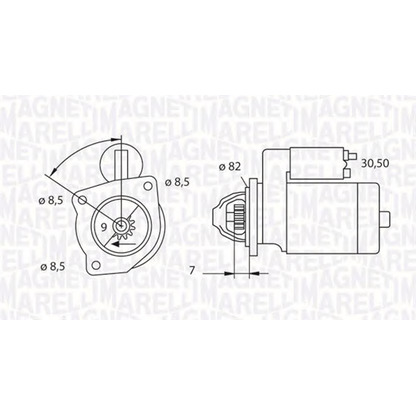 Photo Starter MAGNETI MARELLI 063523626010