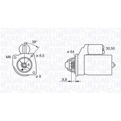 Zdjęcie Rozrusznik MAGNETI MARELLI 063102022010