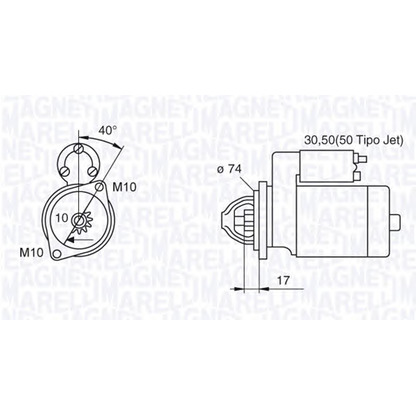 Foto Motorino d'avviamento MAGNETI MARELLI 063280057010