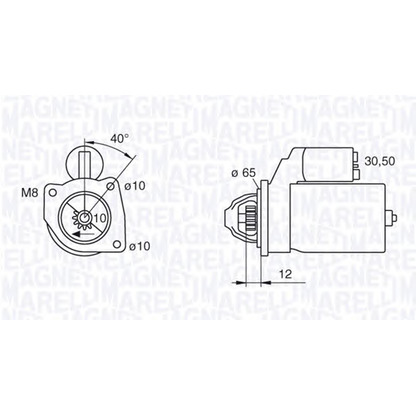 Zdjęcie Rozrusznik MAGNETI MARELLI 063280061010