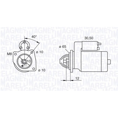 Фото Стартер MAGNETI MARELLI 063280062010