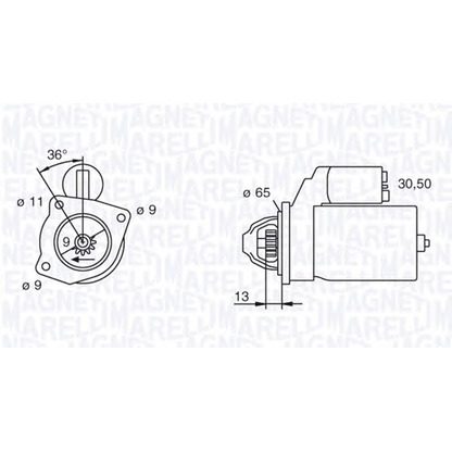 Foto Starter MAGNETI MARELLI 063111007010