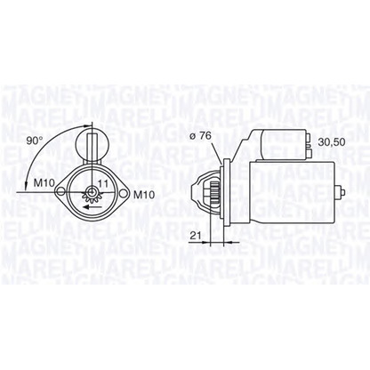 Foto Starter MAGNETI MARELLI 063720023010