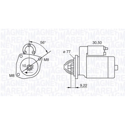 Фото Стартер MAGNETI MARELLI 063187001010