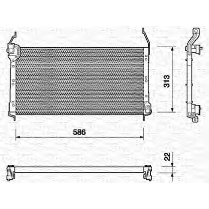 Foto Condensatore, Climatizzatore MAGNETI MARELLI 350203116000