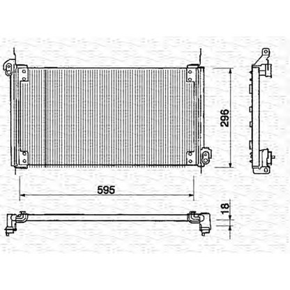 Foto Kondensator, Klimaanlage MAGNETI MARELLI 350203131000