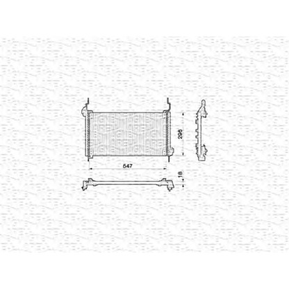 Foto Condensador, aire acondicionado MAGNETI MARELLI 350203132000