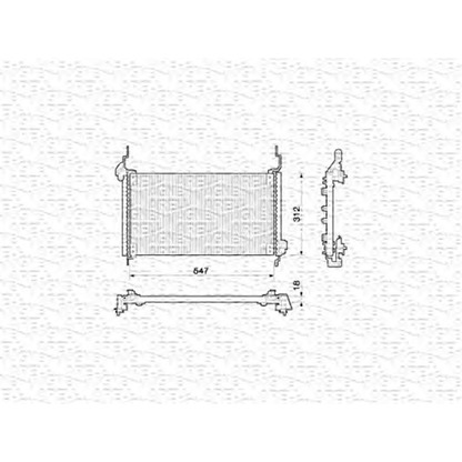 Foto Condensatore, Climatizzatore MAGNETI MARELLI 350203146000