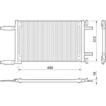 Foto Condensatore, Climatizzatore MAGNETI MARELLI 350203148000