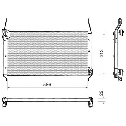 Foto Kondensator, Klimaanlage MAGNETI MARELLI 350203150000