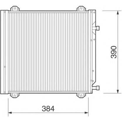 Фото Конденсатор, кондиционер MAGNETI MARELLI 350203218000