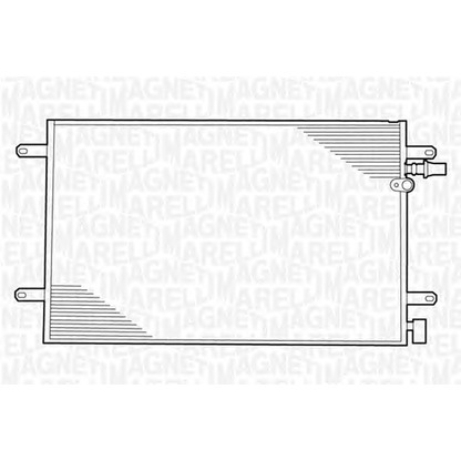 Photo Condenseur, climatisation MAGNETI MARELLI 350203229000