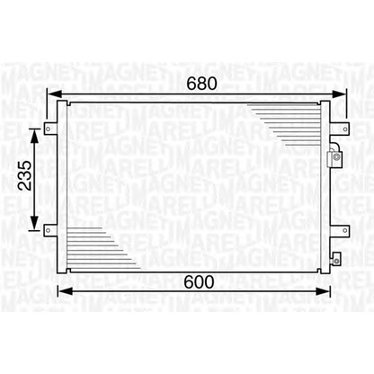 Foto Kondensator, Klimaanlage MAGNETI MARELLI 350203239000