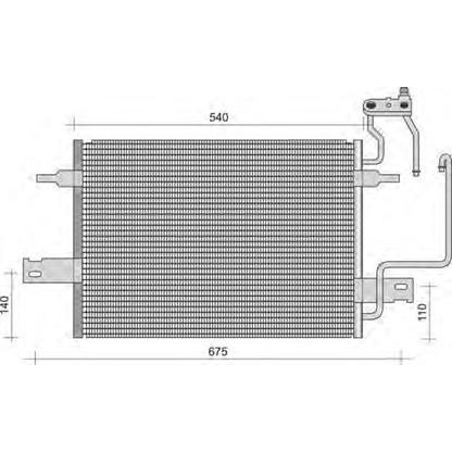 Фото Конденсатор, кондиционер MAGNETI MARELLI 350203249000