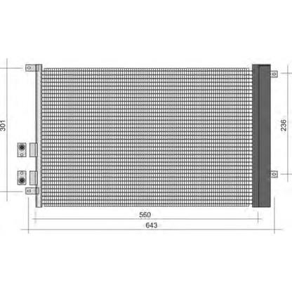 Фото Конденсатор, кондиционер MAGNETI MARELLI 350203273000