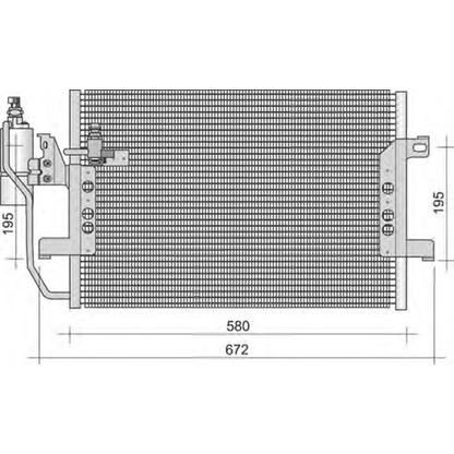 Foto Condensatore, Climatizzatore MAGNETI MARELLI 350203274000