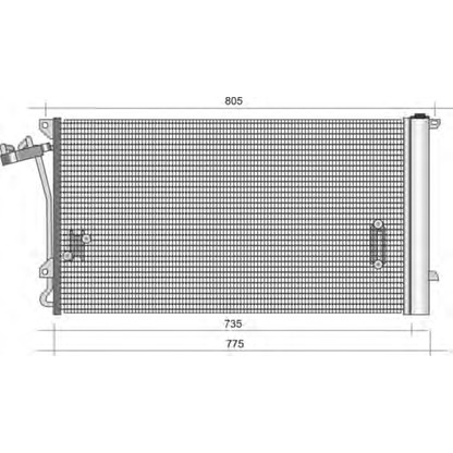 Foto Kondensator, Klimaanlage MAGNETI MARELLI 350203345000