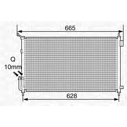 Foto Kondensator, Klimaanlage MAGNETI MARELLI 350203350000