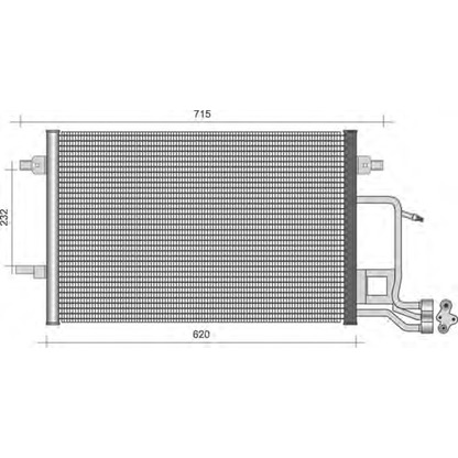 Foto Condensador, aire acondicionado MAGNETI MARELLI 350203362000