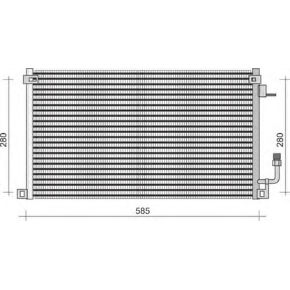 Фото Конденсатор, кондиционер MAGNETI MARELLI 350203367000