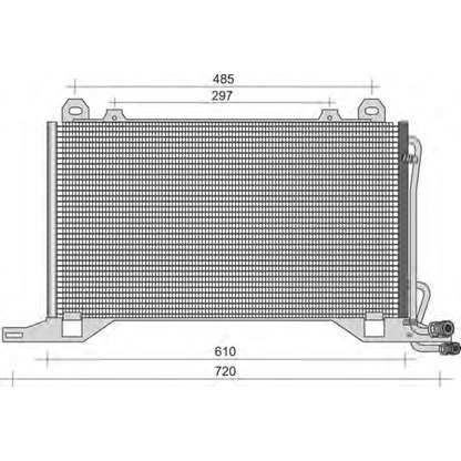 Foto Condensador, aire acondicionado MAGNETI MARELLI 350203393000