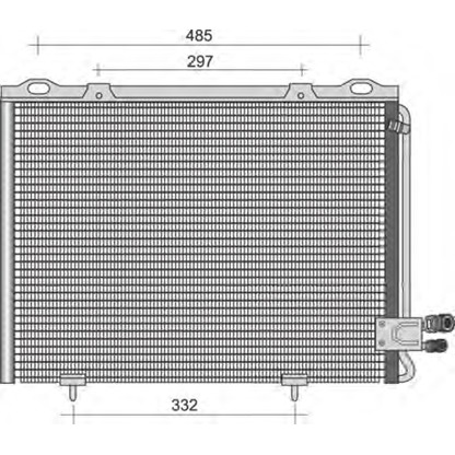 Foto Condensatore, Climatizzatore MAGNETI MARELLI 350203394000