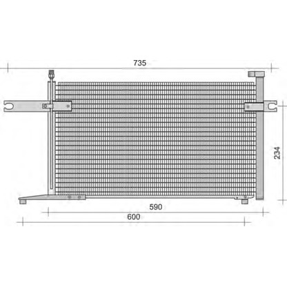 Foto Condensatore, Climatizzatore MAGNETI MARELLI 350203396000