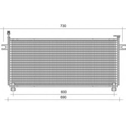 Photo Condenser, air conditioning MAGNETI MARELLI 350203400000