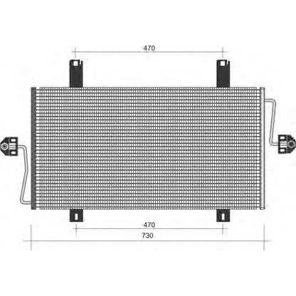 Foto Condensatore, Climatizzatore MAGNETI MARELLI 350203436000